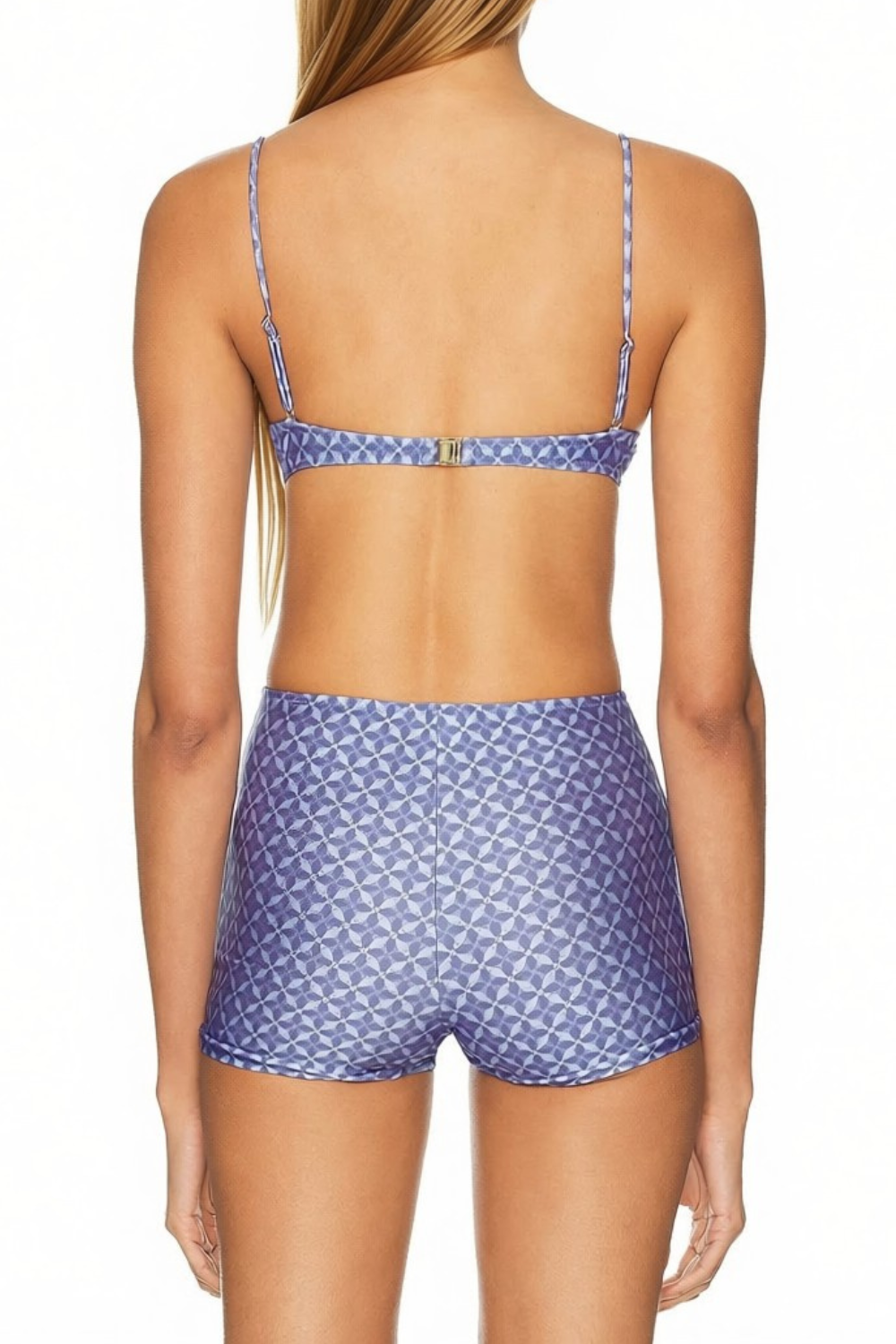 Clarissa Bikini Top - Indigo Print