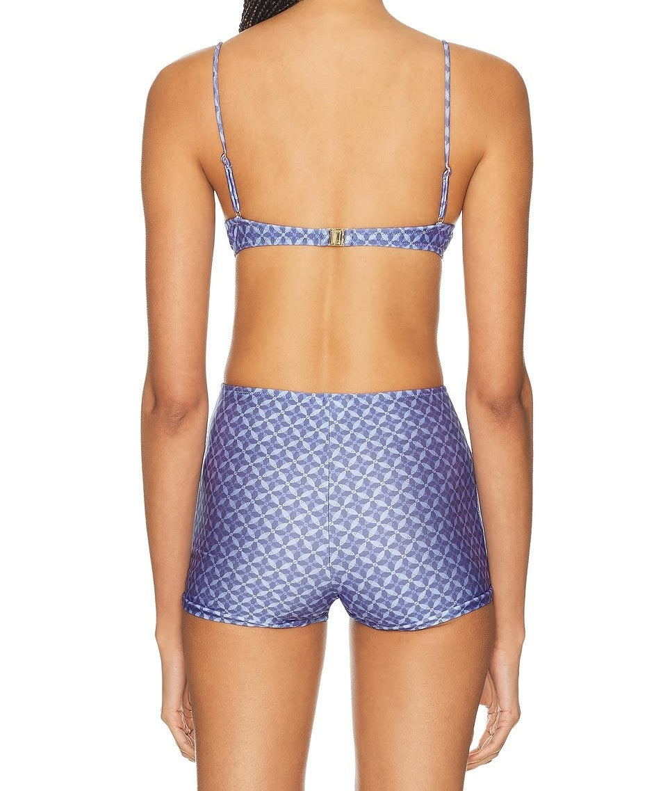Yaheli Bikini Bottom - Indigo Print