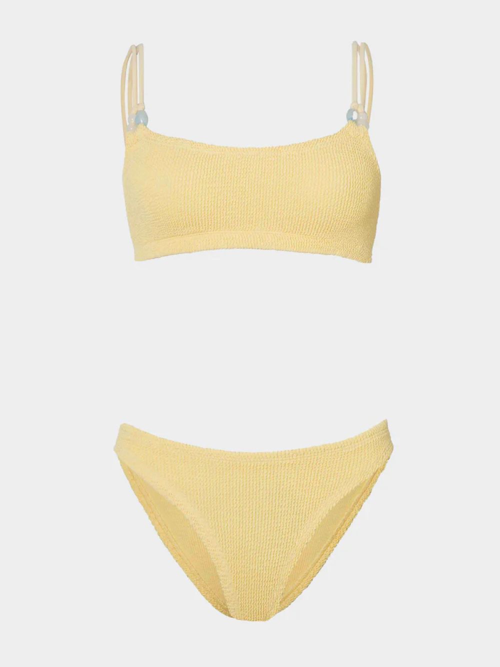 CASSIE BEADED BIKINI - BUTTER