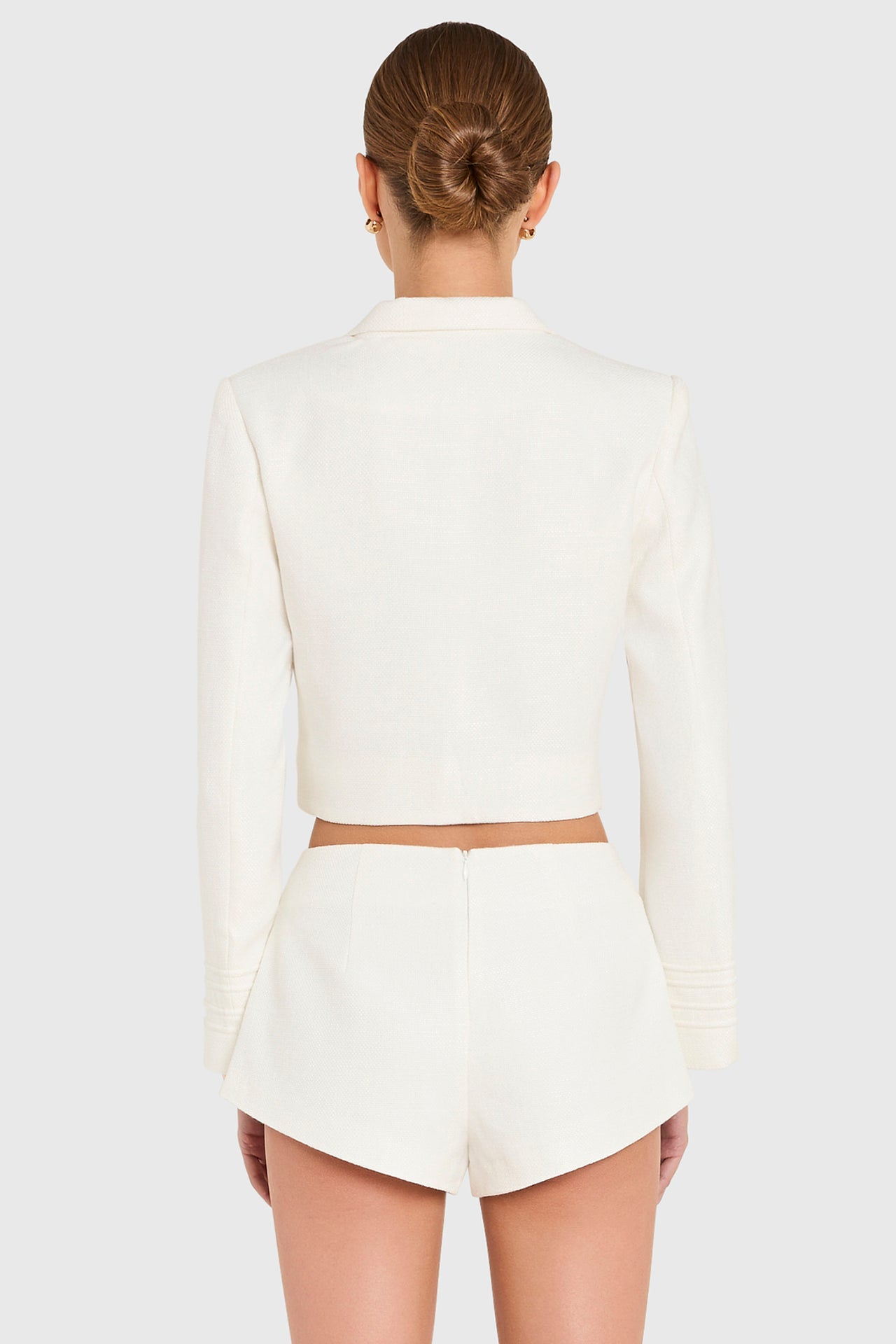 Courtney Jacket - Ivory Tweed