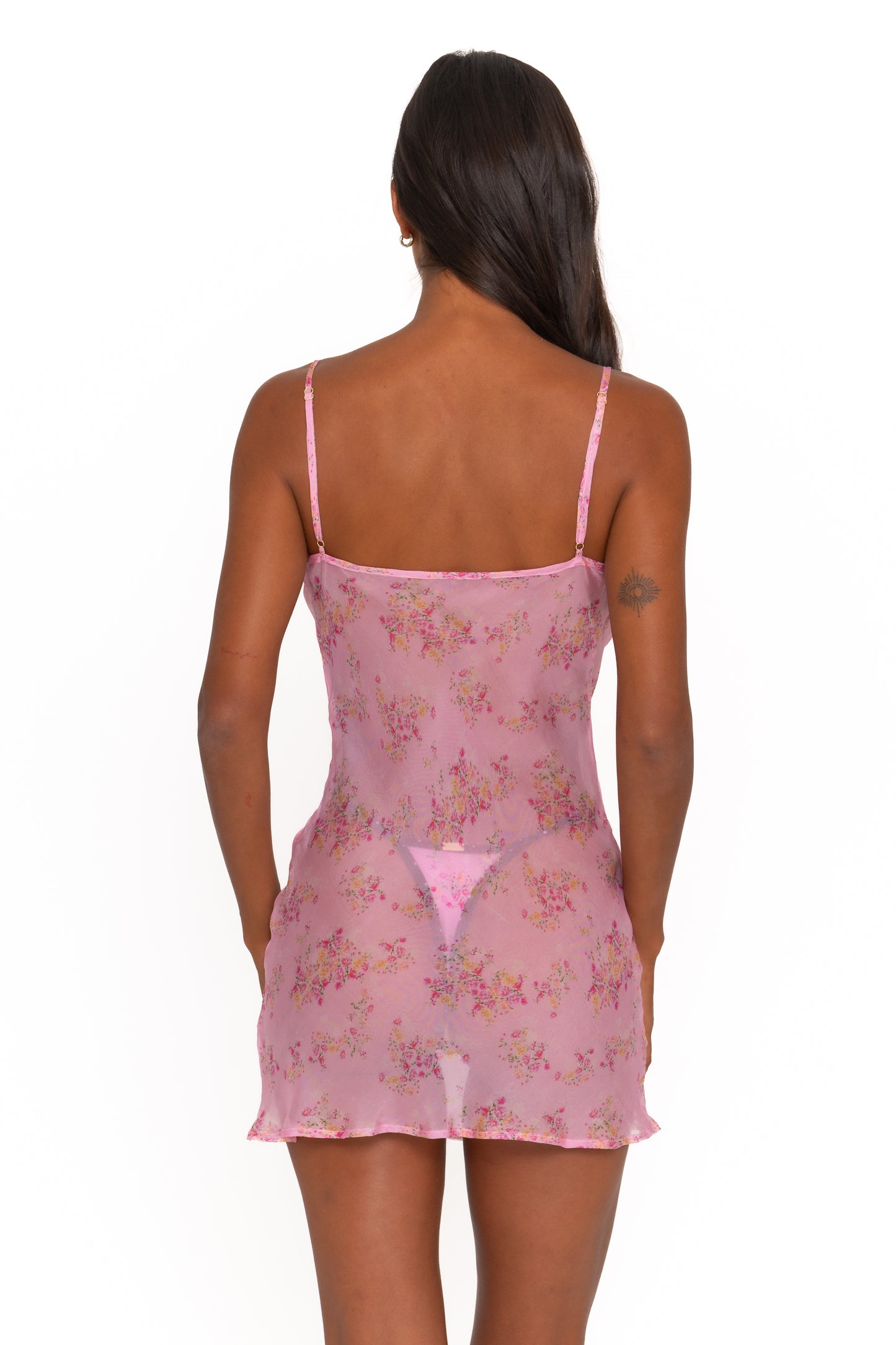 LILA SILK DRESS