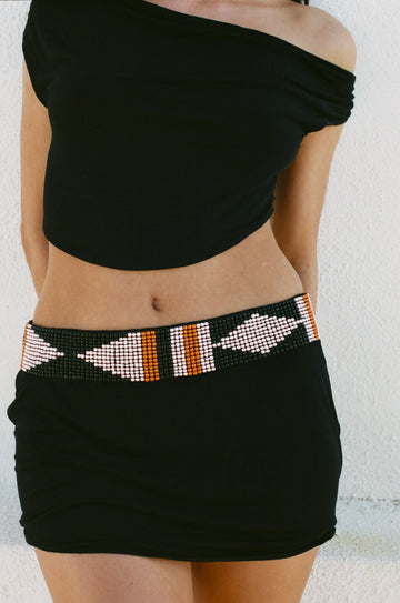 Maha Crop Top -Black