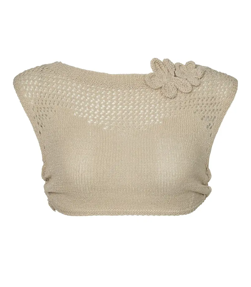 YOKO KNITTED SHIRT - SAND