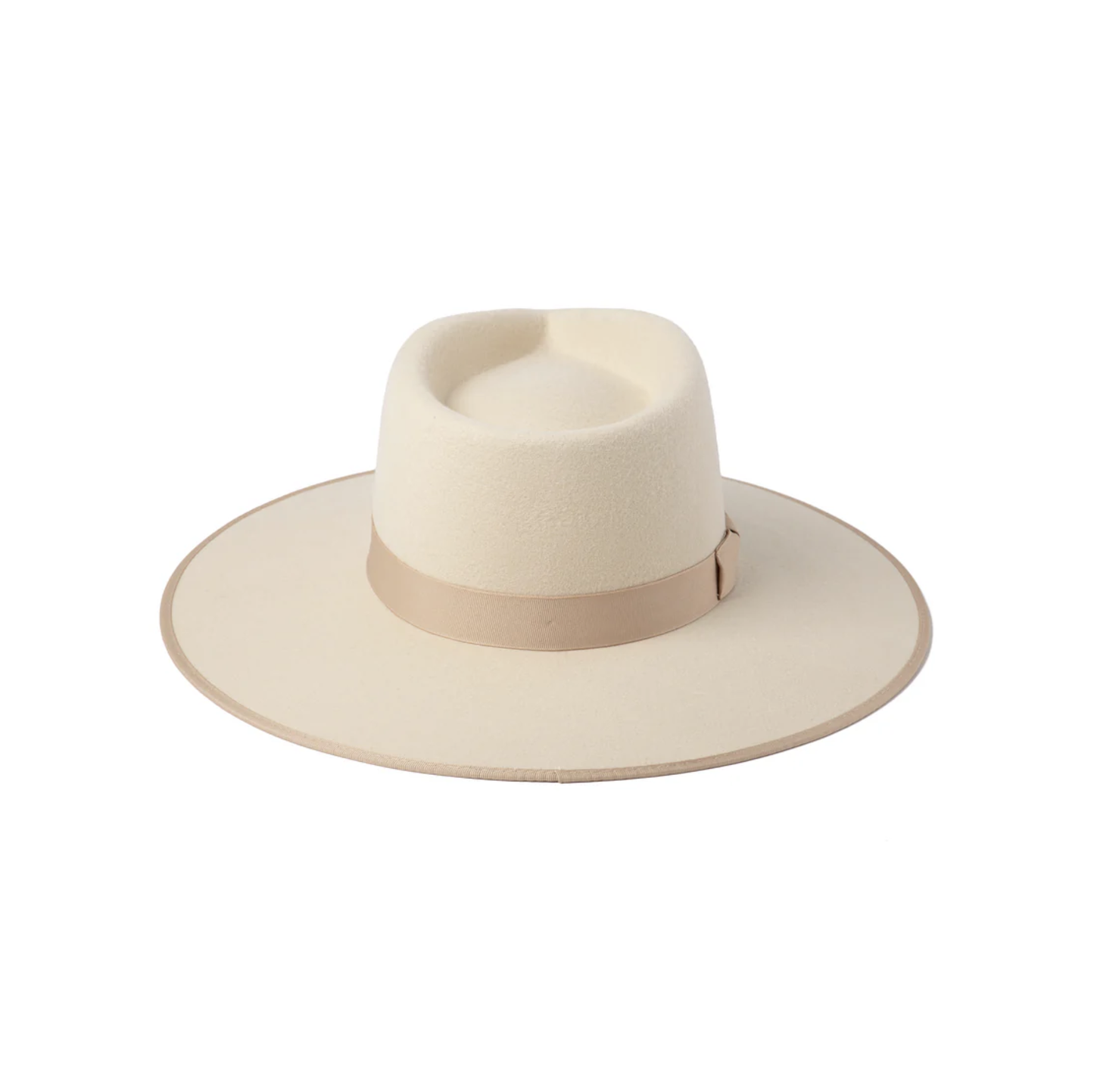 Rancher Australian Stiffened Wool Fedora - Ivory