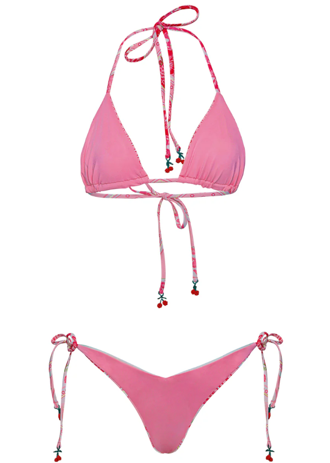 STRAWBERRY PALM BALMY TOP