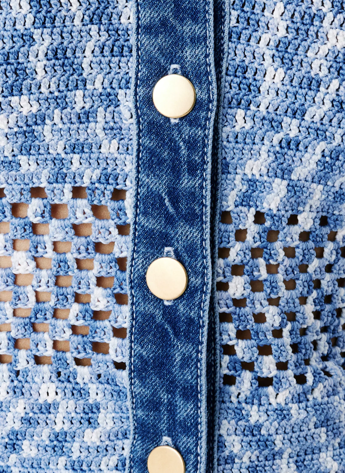 Muse Hand Crochet Crop Top