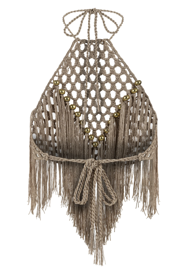 Aria Hand Crochet Halter Top