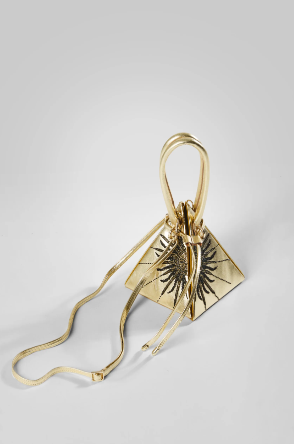 “Siren of the Sun” pyramid bag