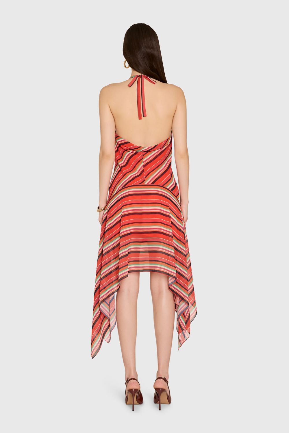 Allura Dress - Soleil Stripes Print