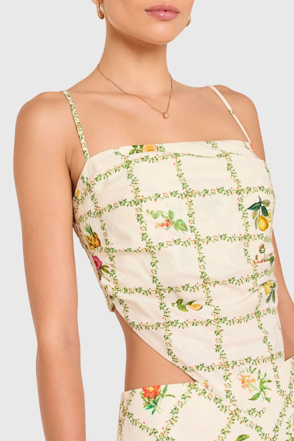 Juna Top - Trellis Print