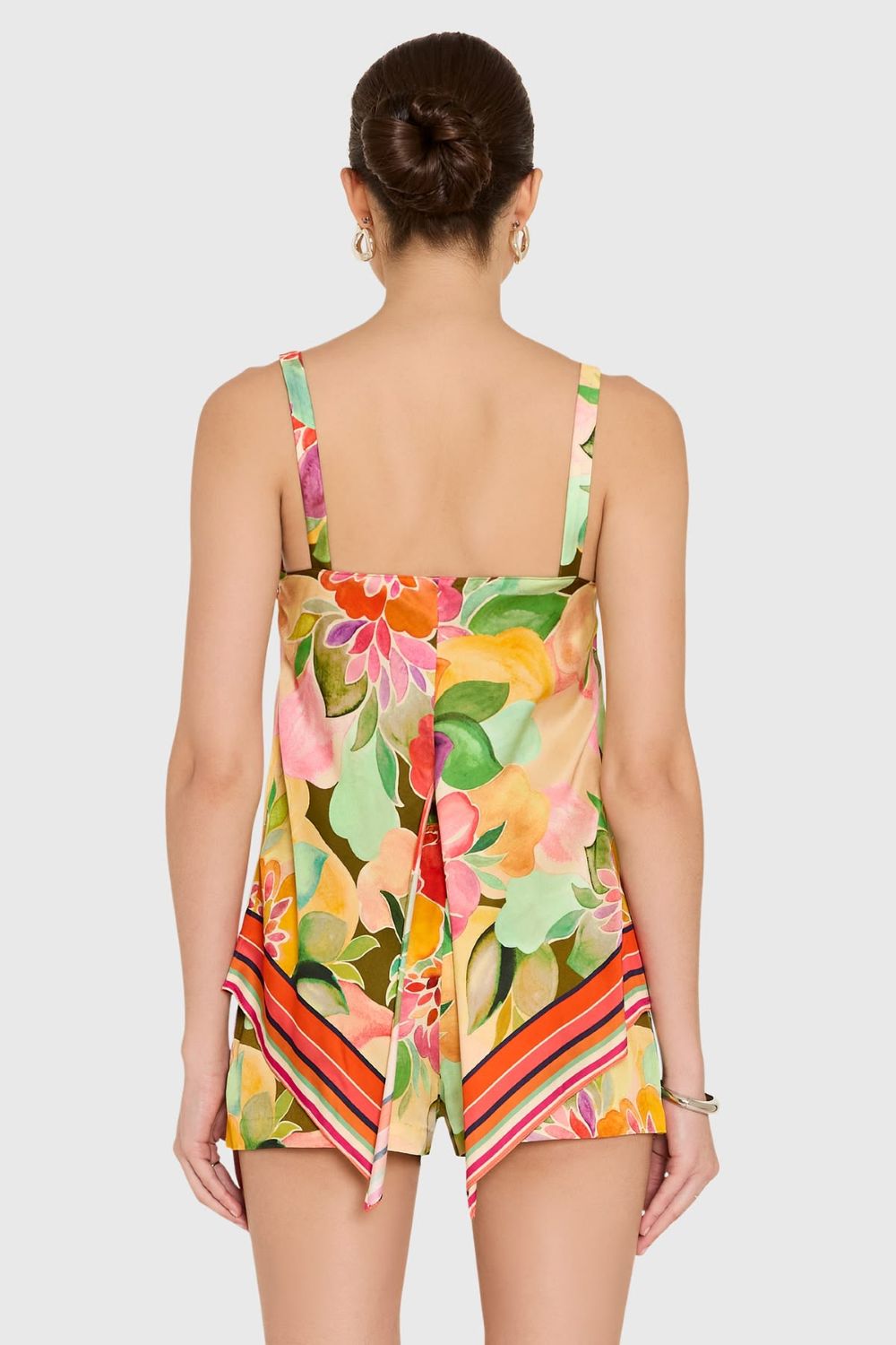 Mariko Shorts - Dominica Scarf Print