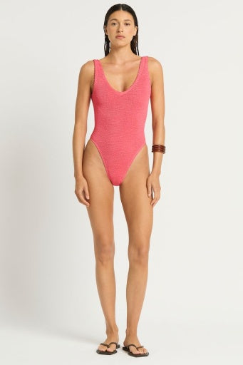mara one piece- coral pink