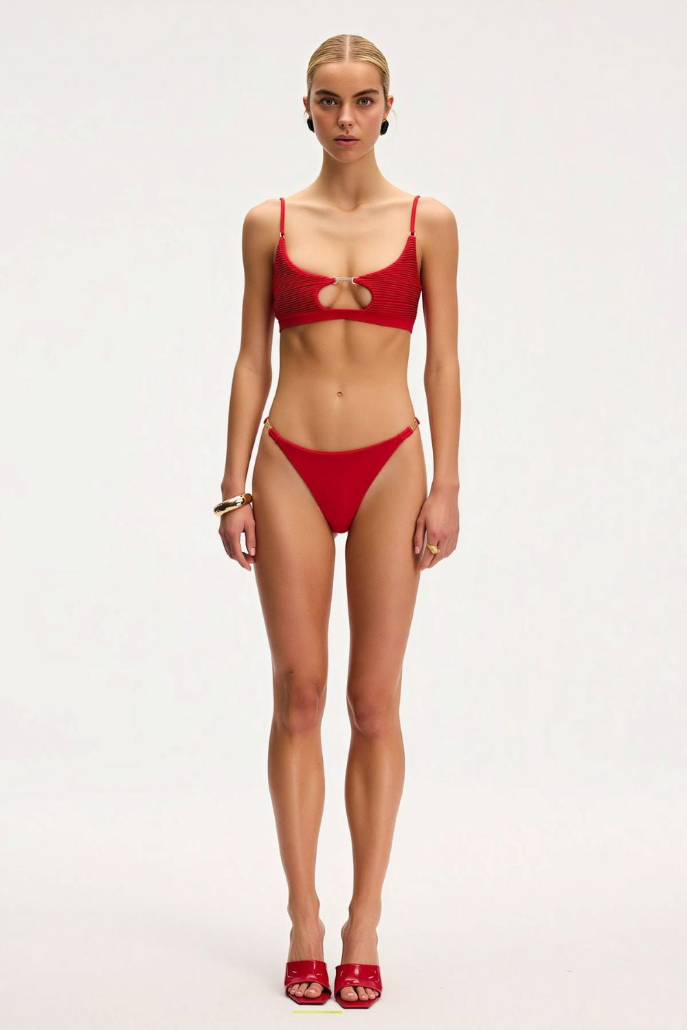 ALISHA BIKINI TOP - RED