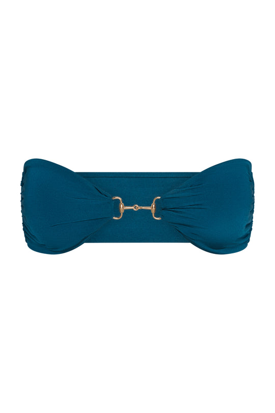 Cleo Bandeau Bikini Top - Adriatic Blue