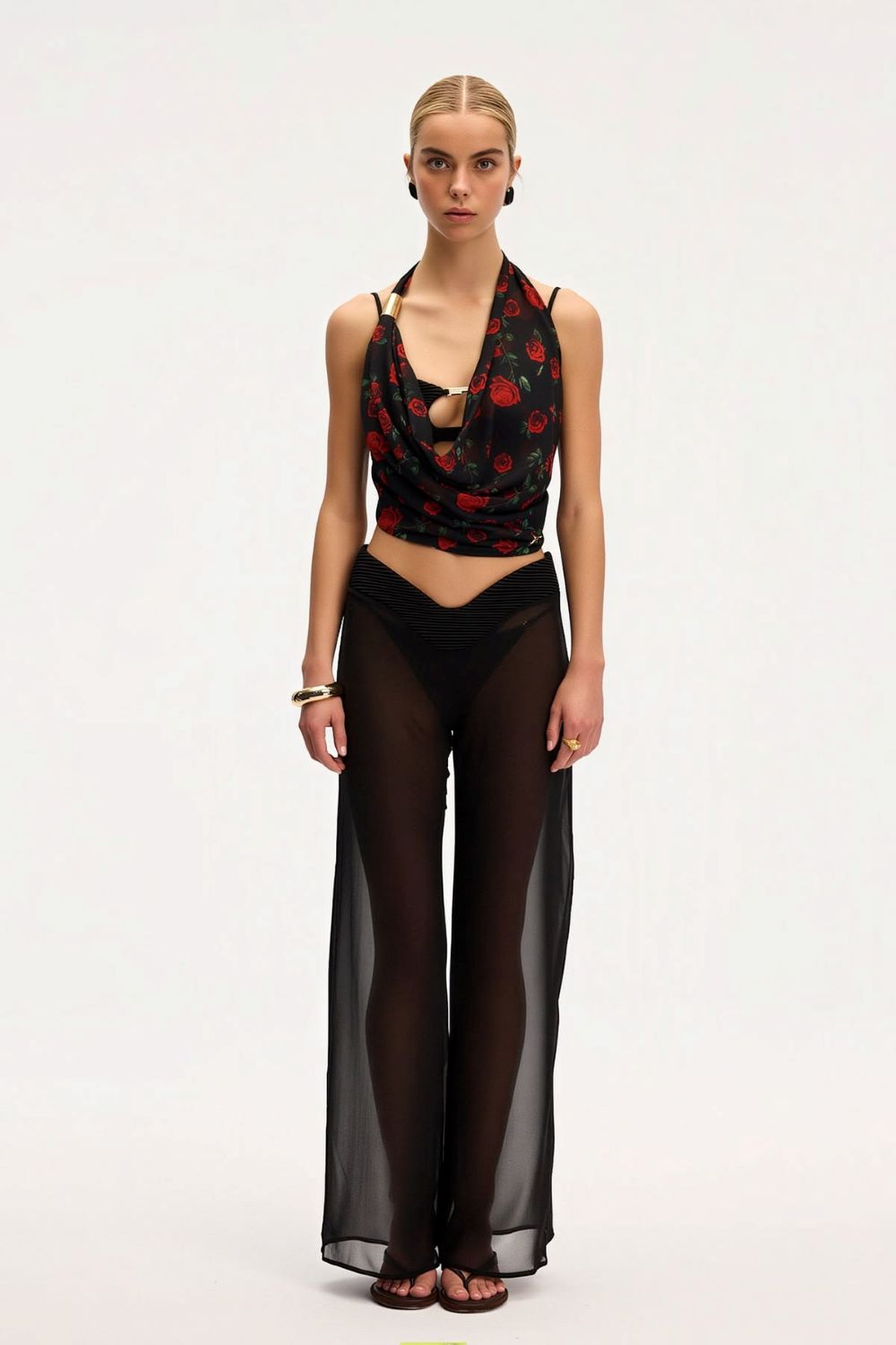 AIDA LOOP TOP - ROSES