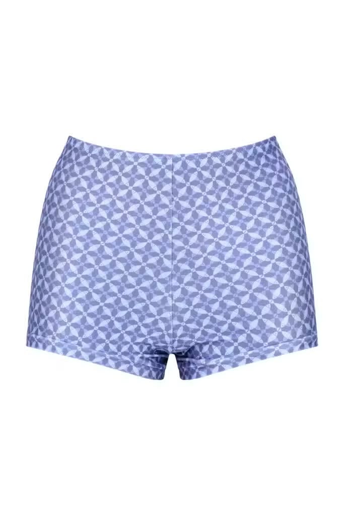 Yaheli Bikini Bottom - Indigo Print