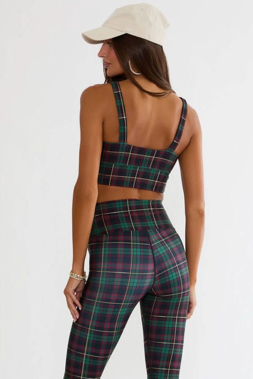 piper legging - pine hollow plaid