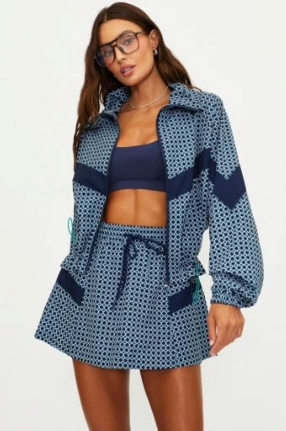 irina skirt - fairway check