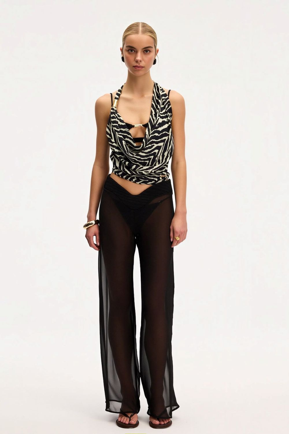 AIDA LOOP TOP - ZEBRA