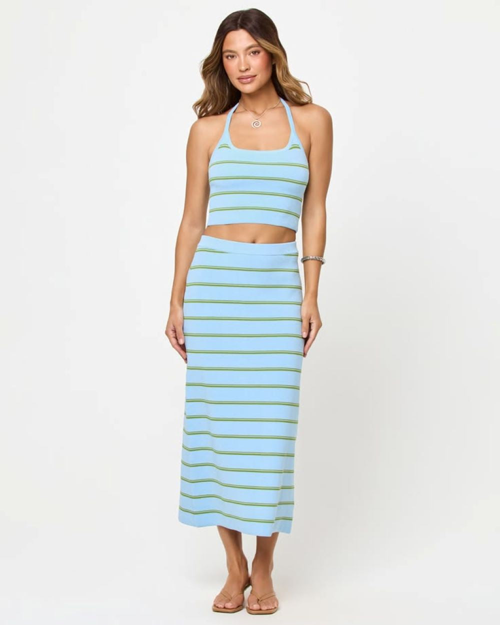 Ravello Skirt - Barbados Stripe