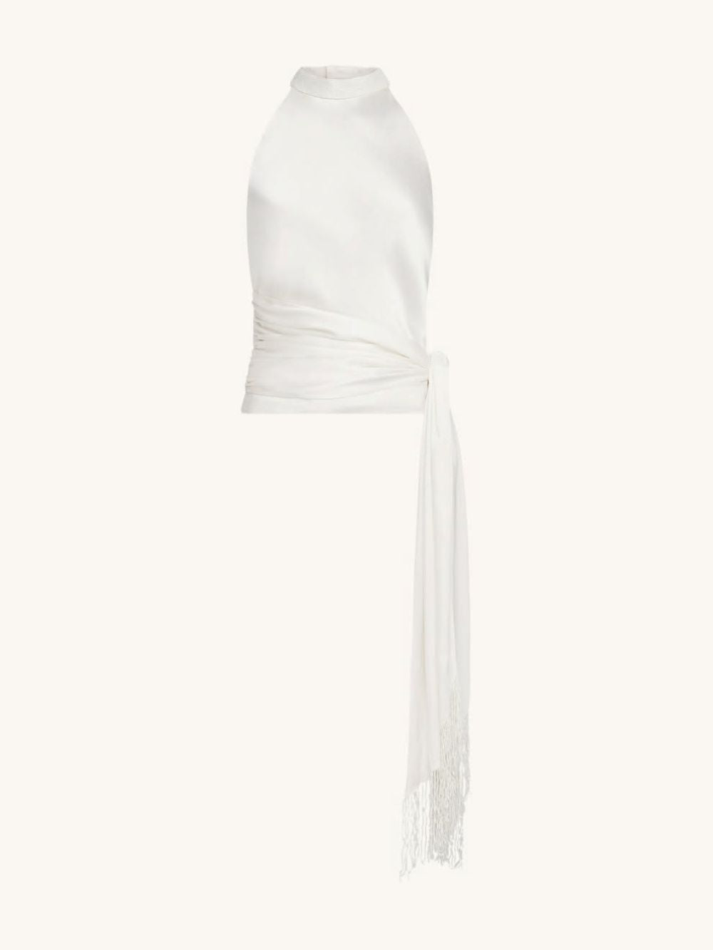 STELLA HAND BEADED TOP- SALT