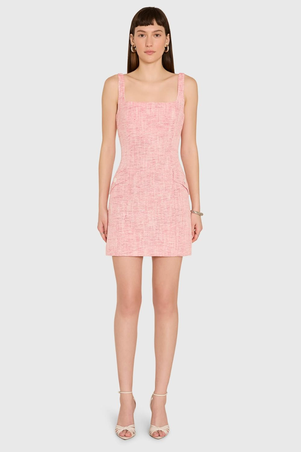 Addeline Dress - Red Ivory
