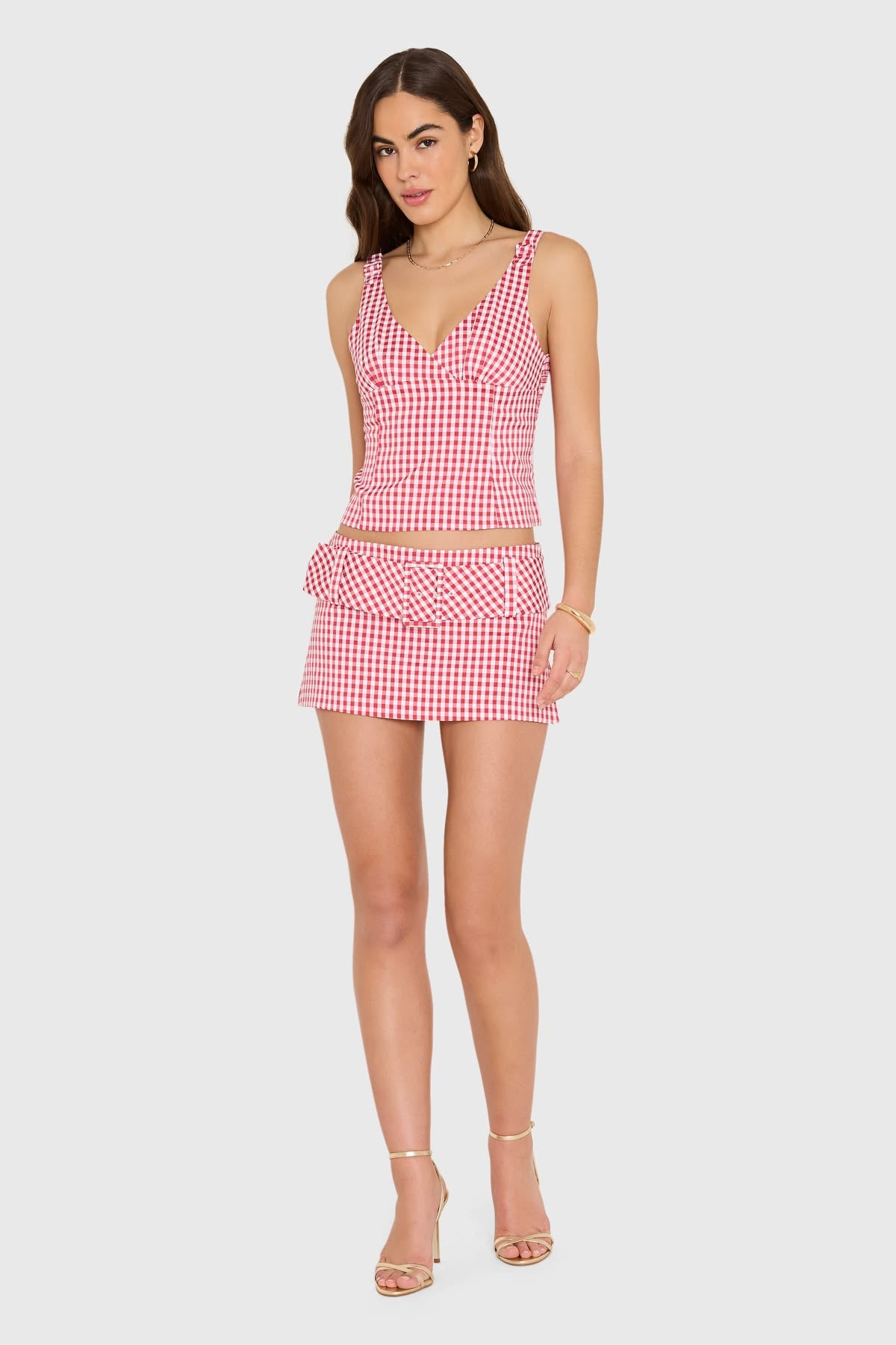 Alistair Skort -Red White