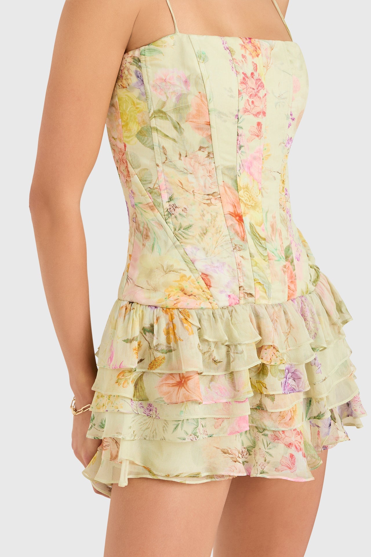 Laureline Romper - Endive Multi