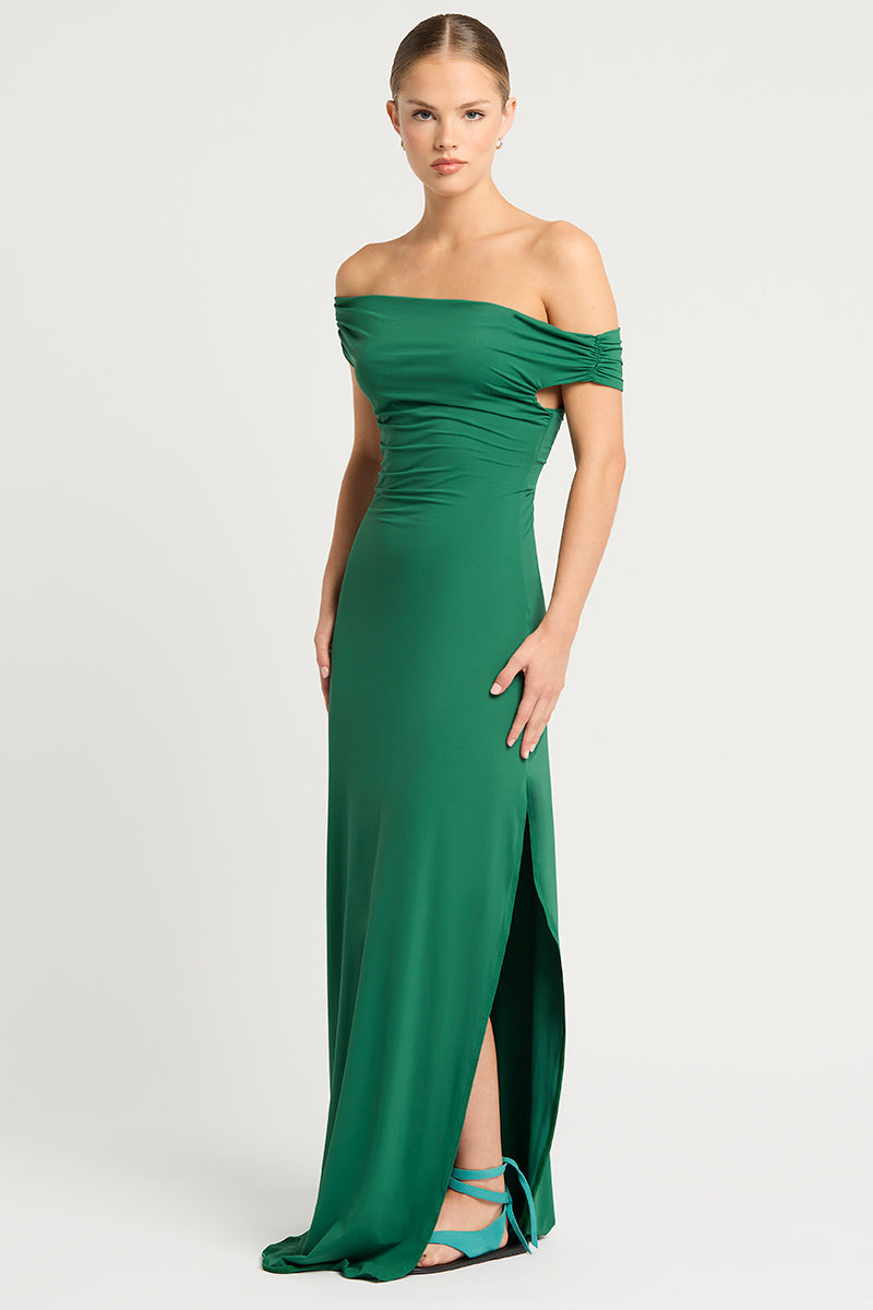 Nixi Maxi Dress by BARE646PL in Forest Liv - Sunset Park Resort