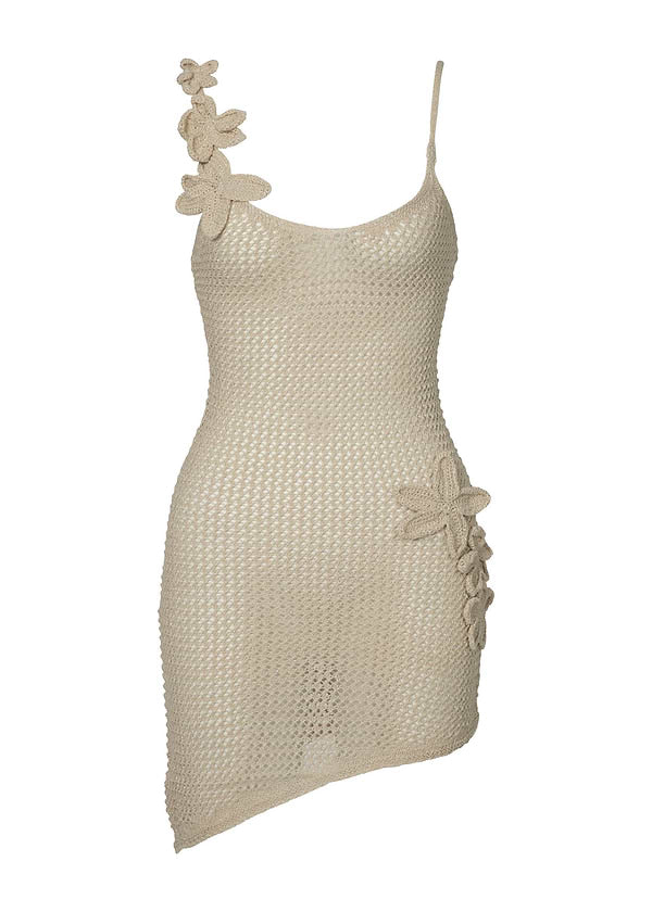 MARIS KNITTED DRESS - SAND