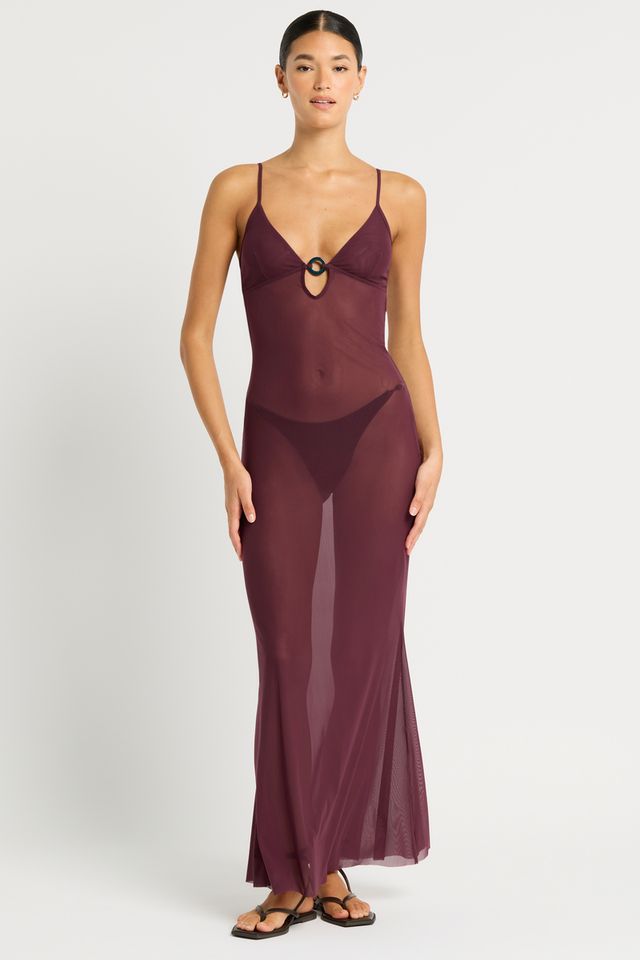 cindy ring maxi dress