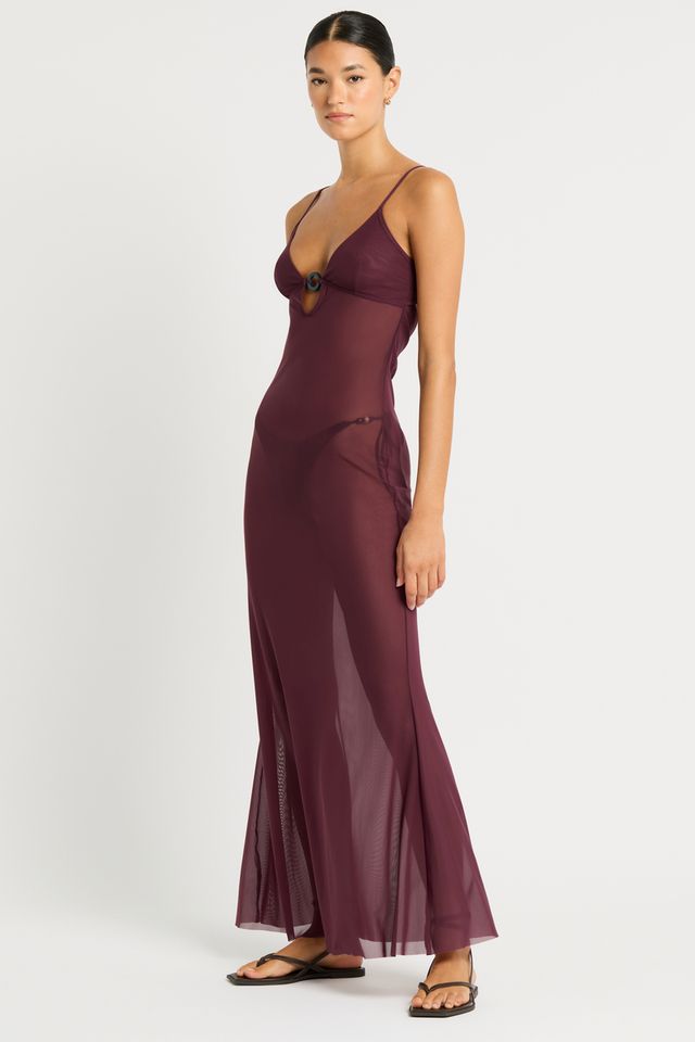 cindy ring maxi dress