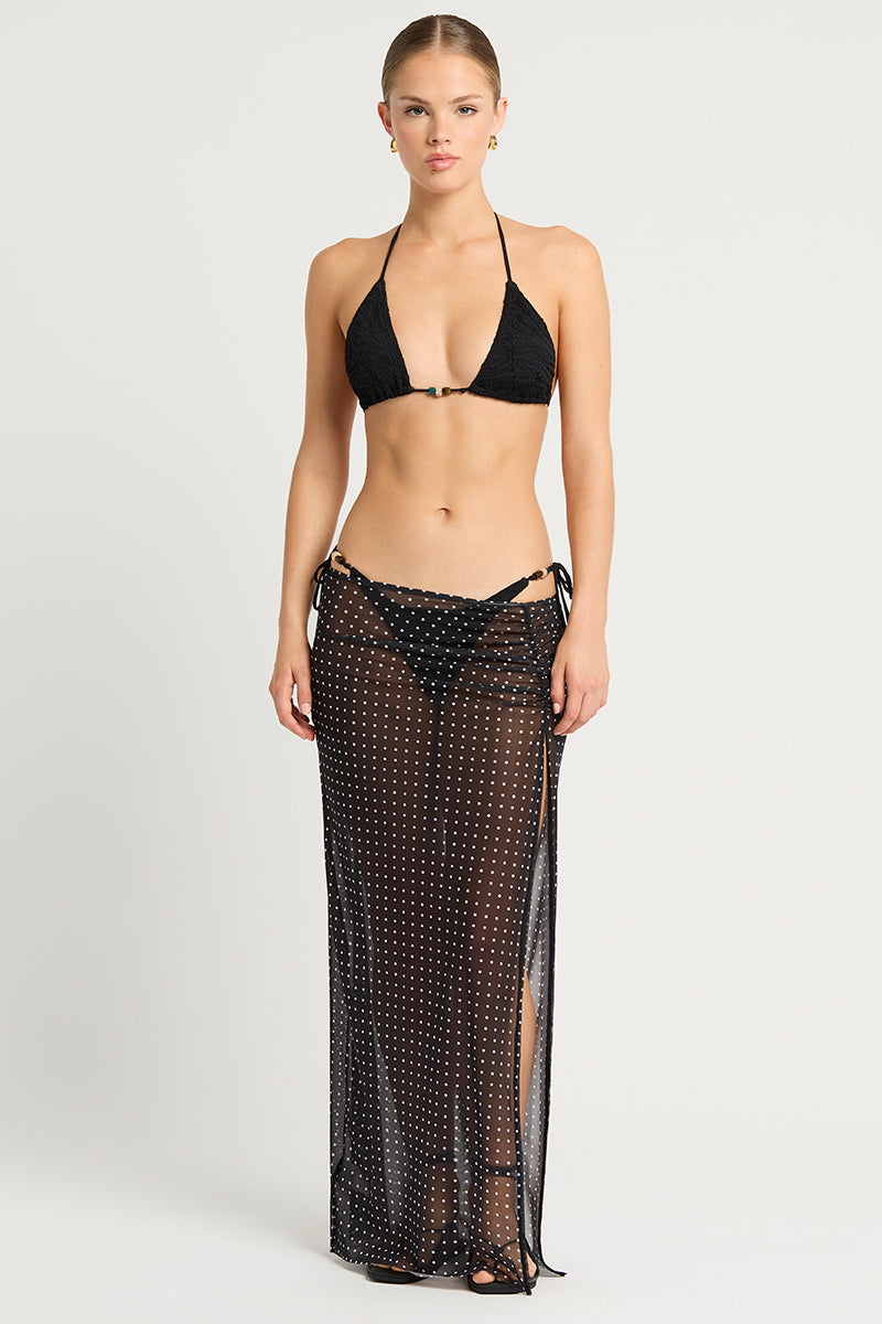 claudia maxi skirt mesh