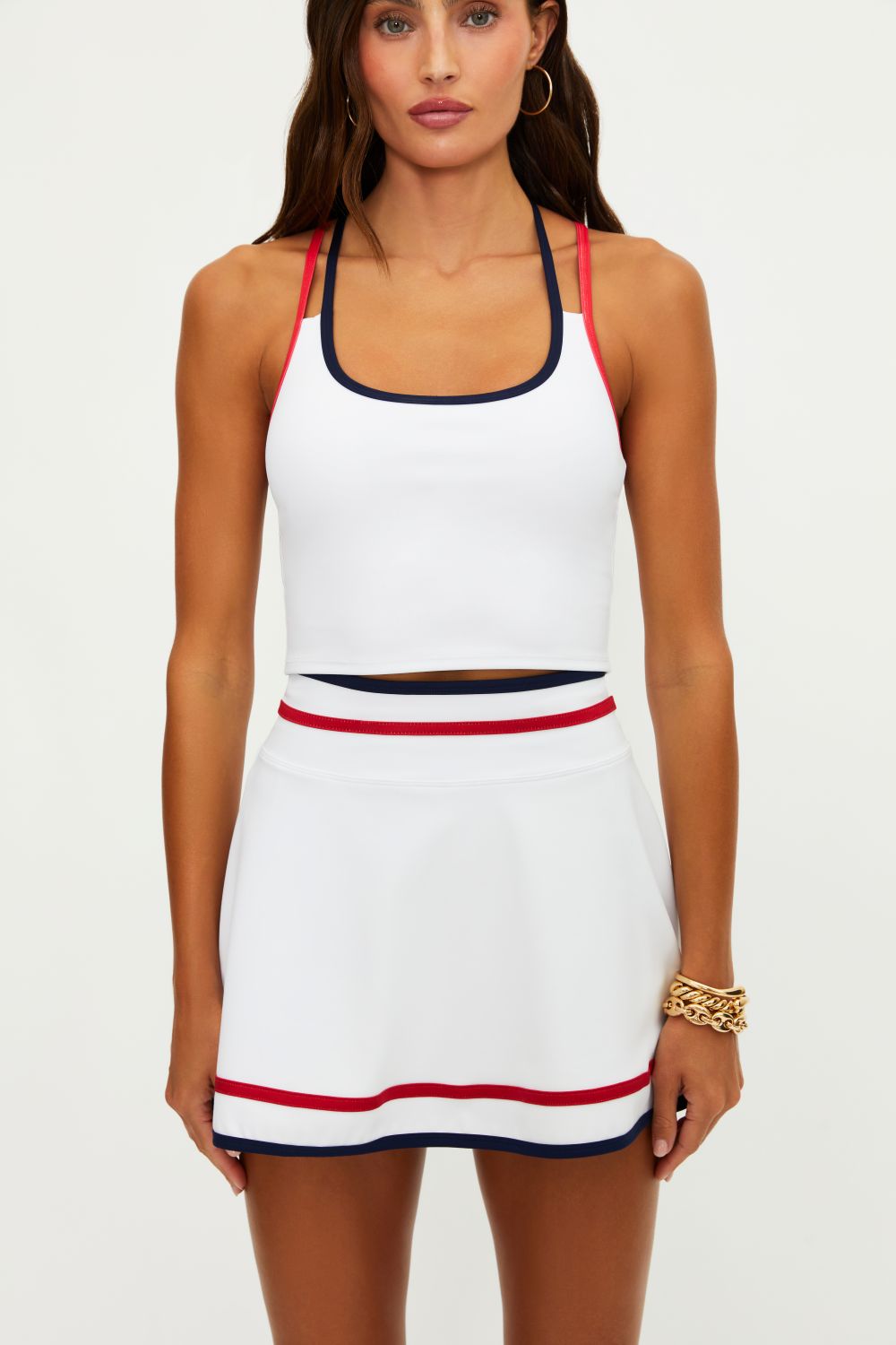 oslo top - heritage white