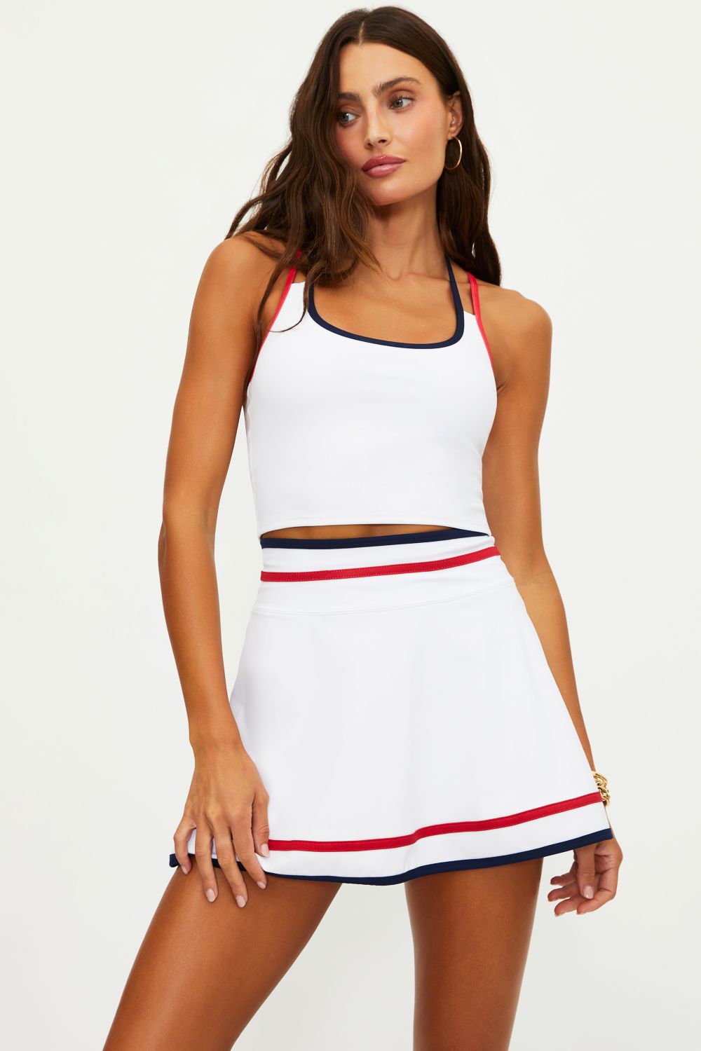 oslo top - heritage white