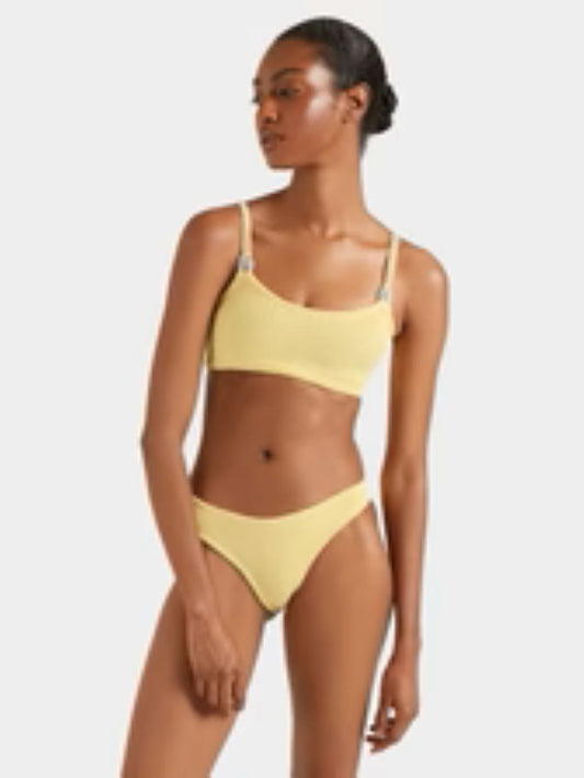 CASSIE BEADED BIKINI - BUTTER