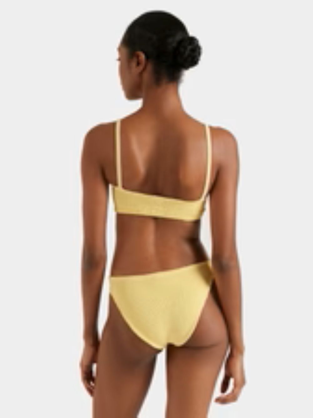 CASSIE BEADED BIKINI - BUTTER