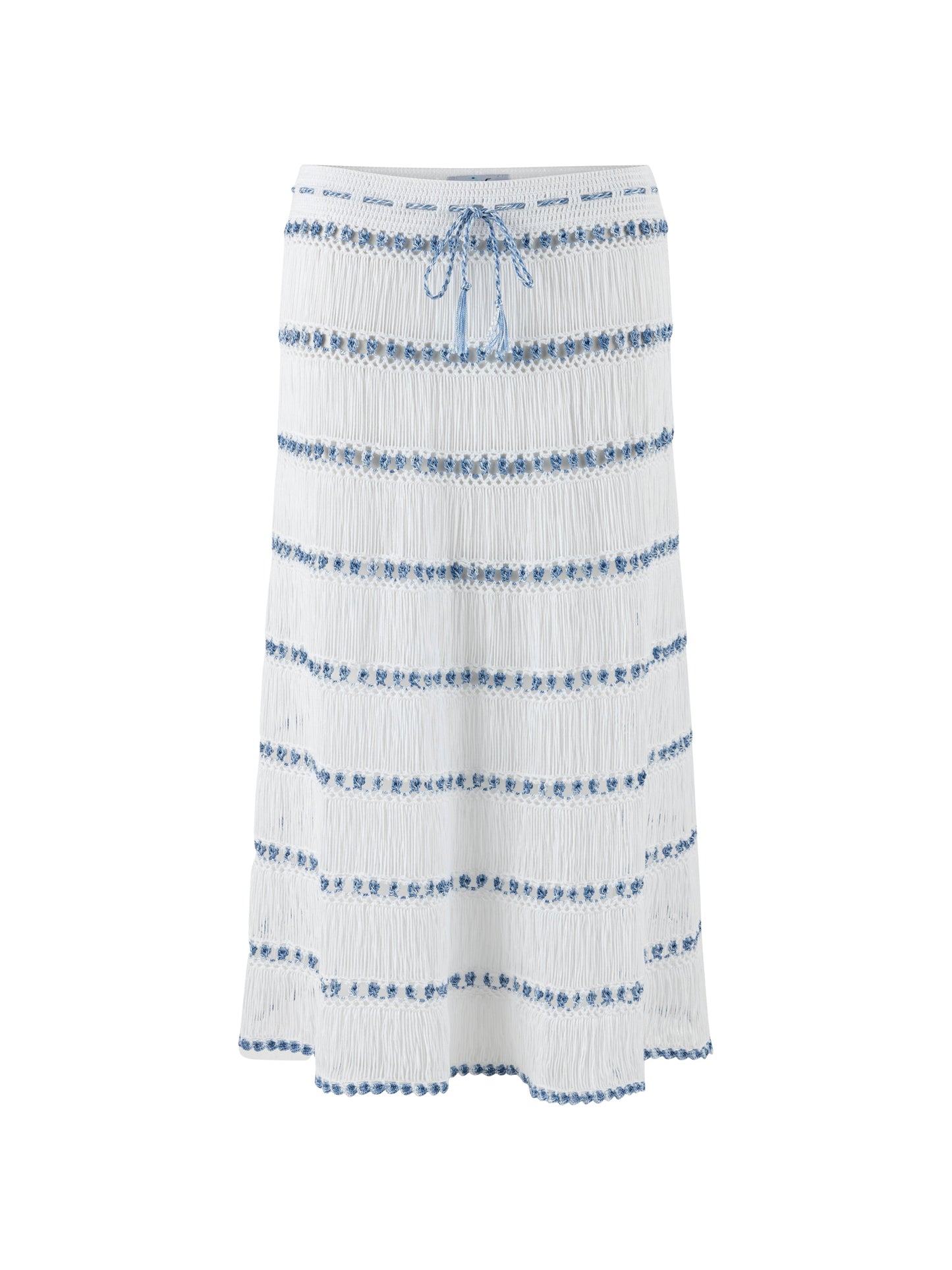 Elsa Hand Crochet Midi Skirt