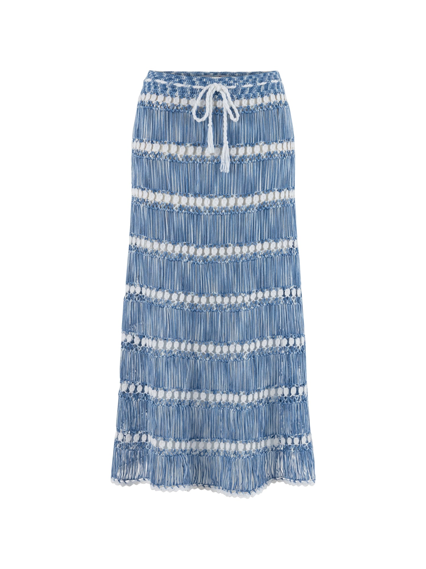 Elsa Hand Crochet Midi Skirt