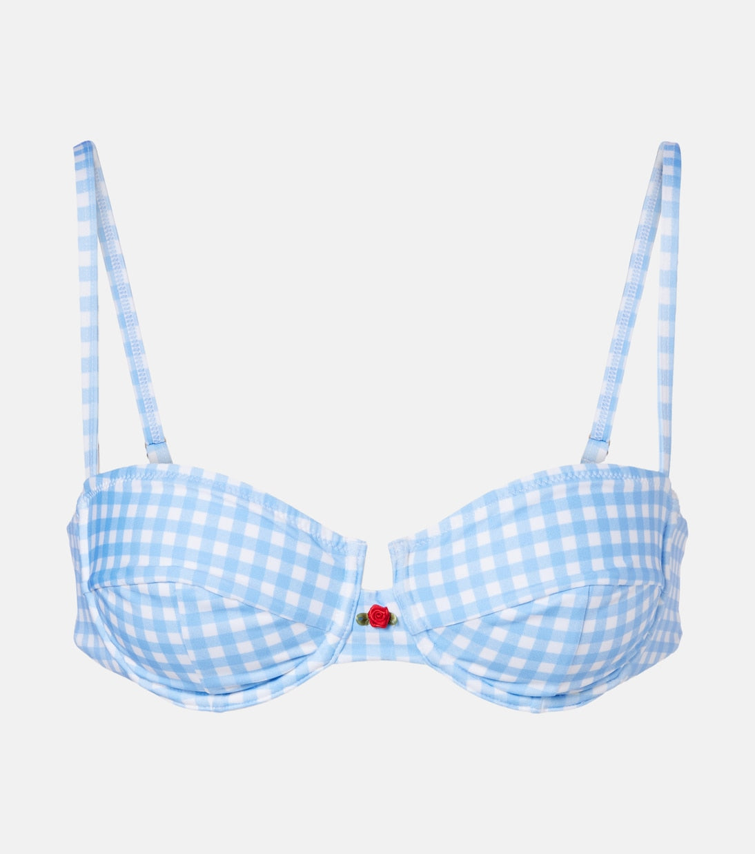 Esme Top - Light Blue Gingham