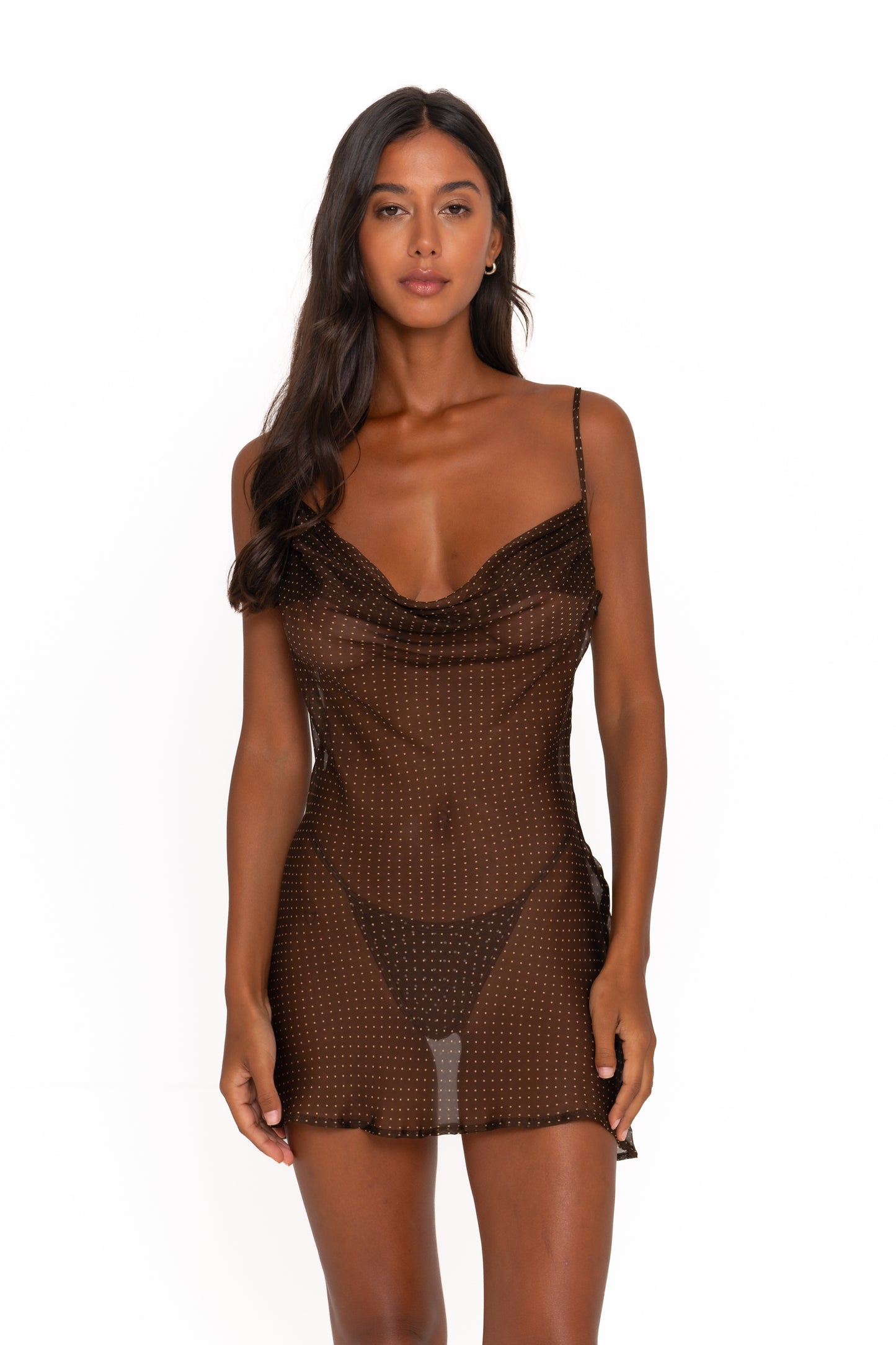 LILA SILK DRESS