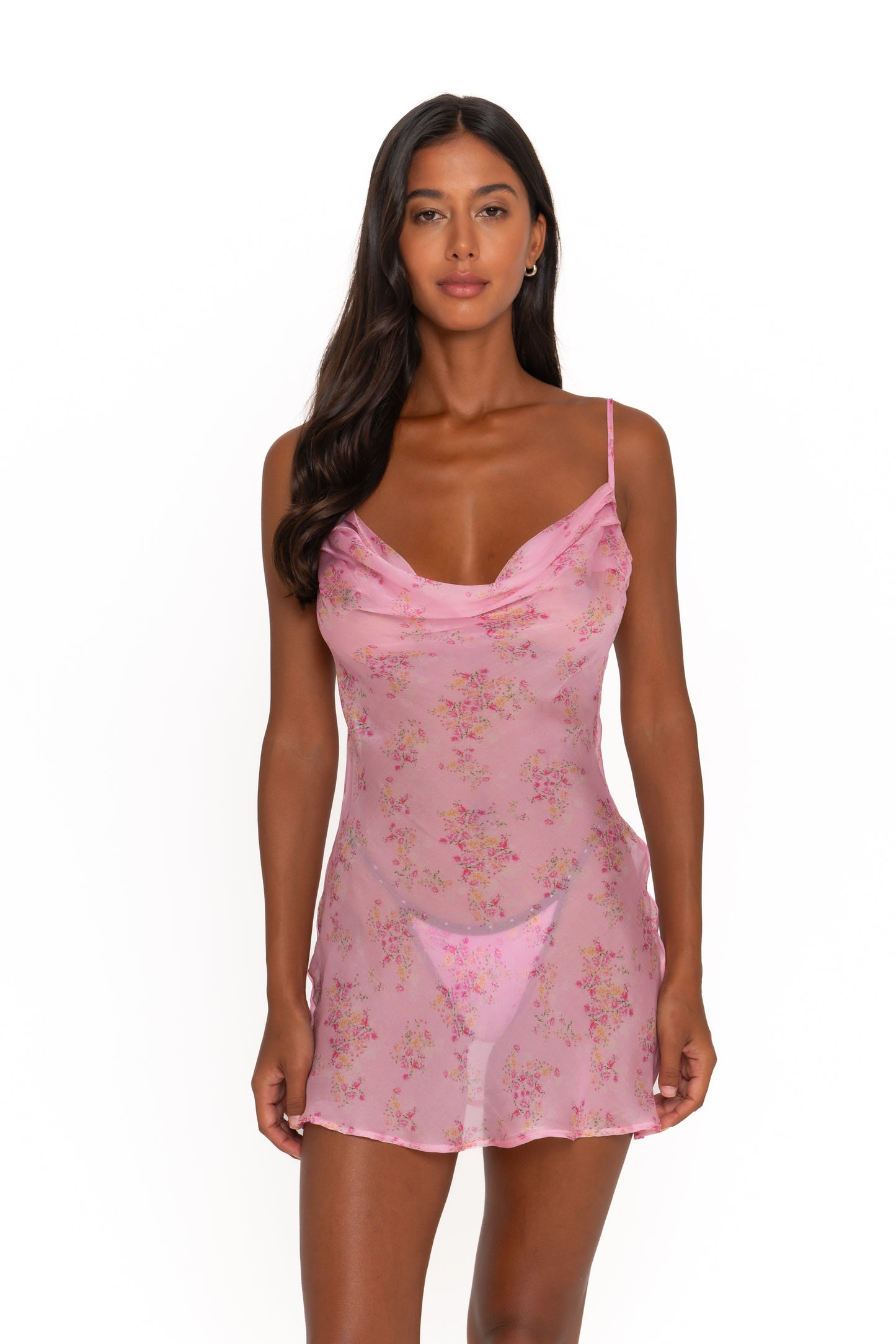 LILA SILK DRESS
