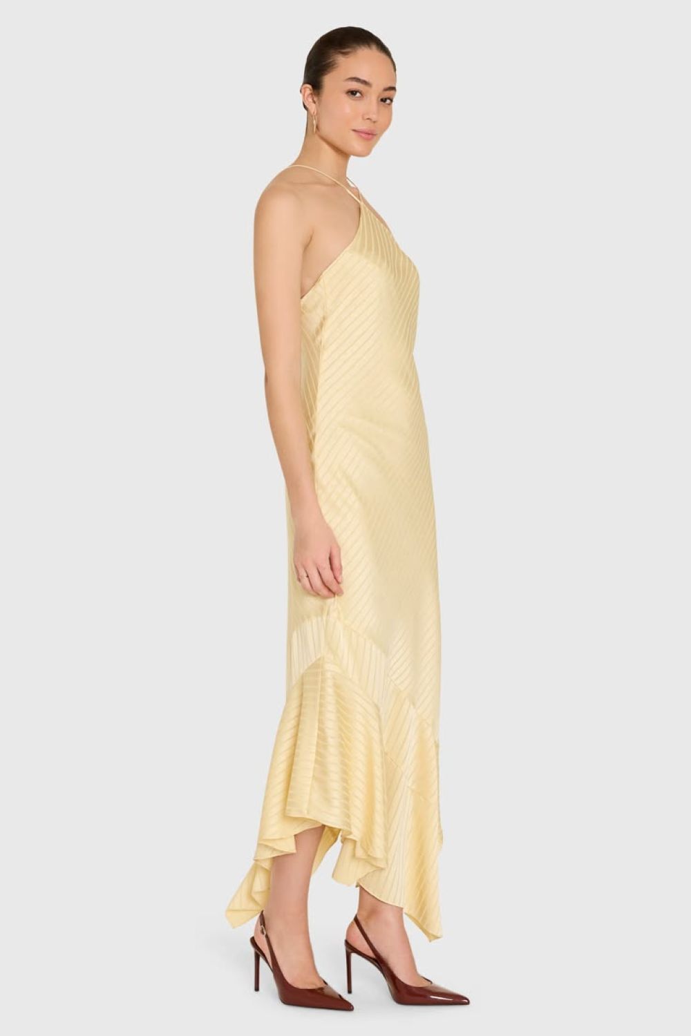 Gabriella Midi Dress - Cornsilk