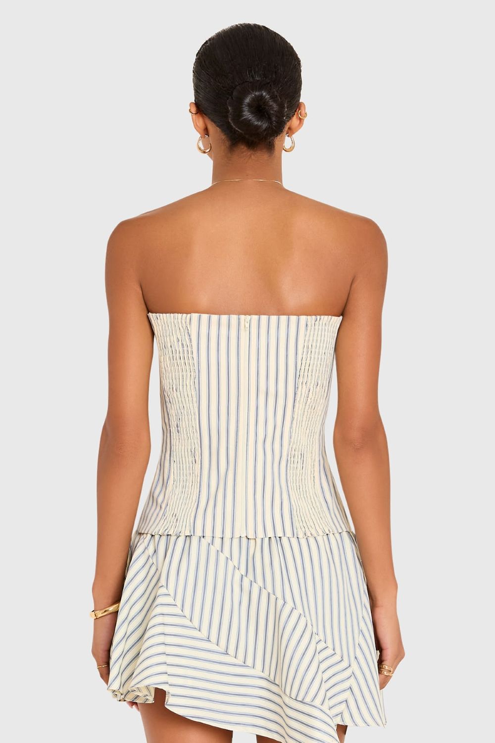 Hathaway Skort - Oxford Blue Stripe