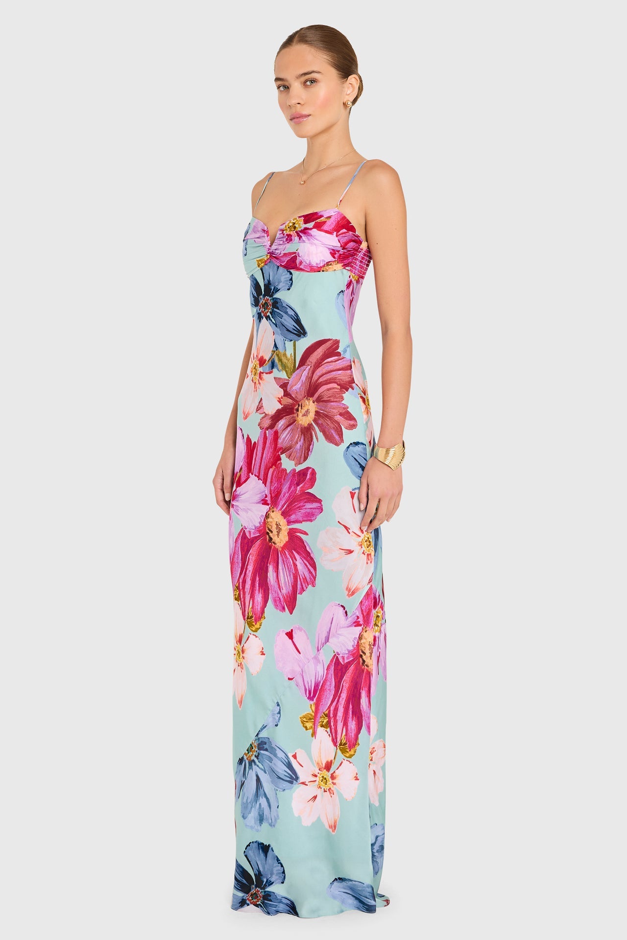 Amanda Uprichard Daphne Floral Ira Maxi Dress - In Stock & Fast Shipping Wedding Guest Dress