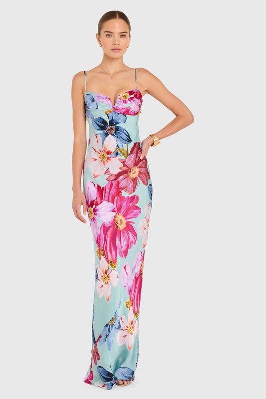 Amanda Uprichard Daphne Floral Ira Maxi Dress - In Stock & Fast Shipping