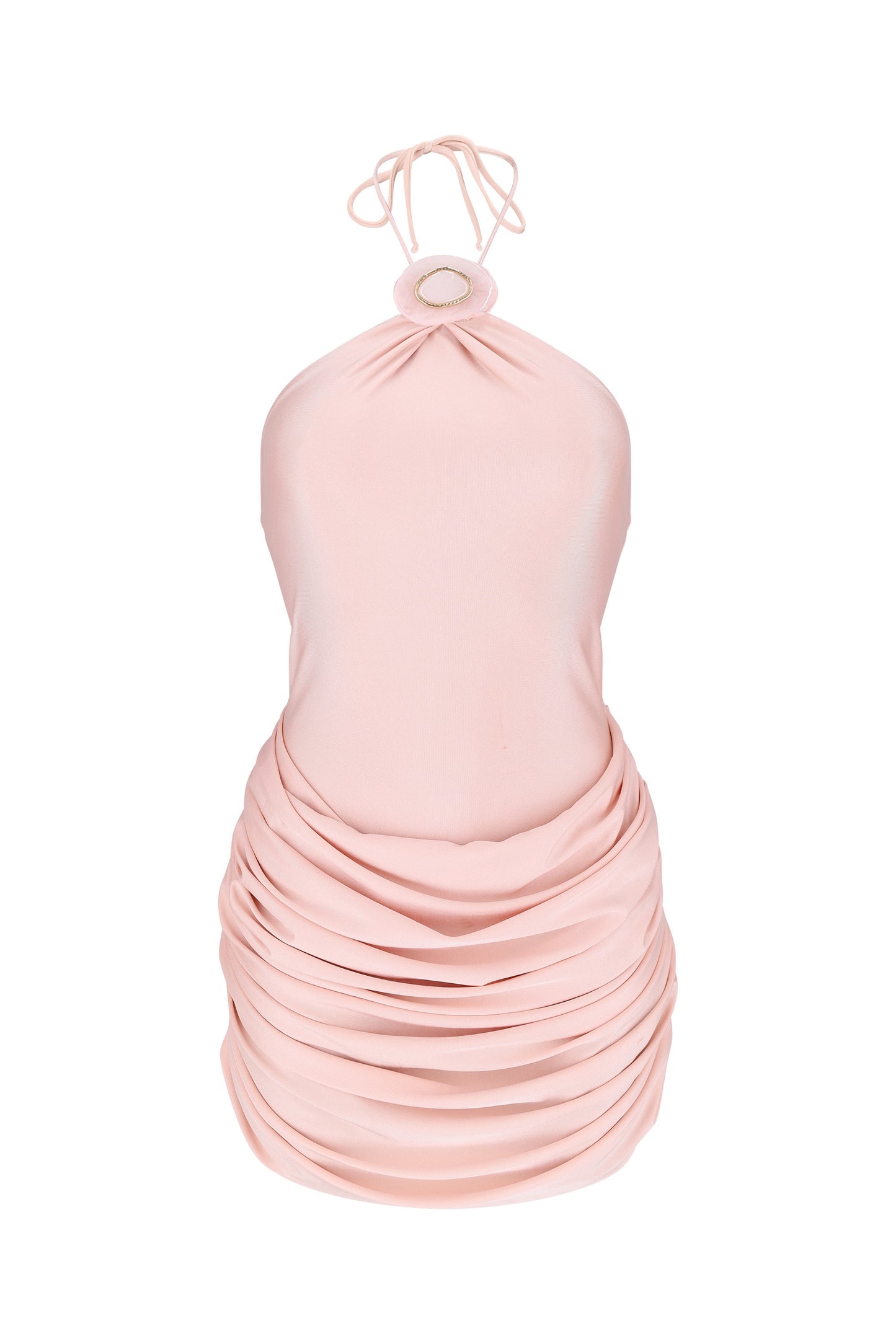 Julian Mini Dress -  Pink Blush