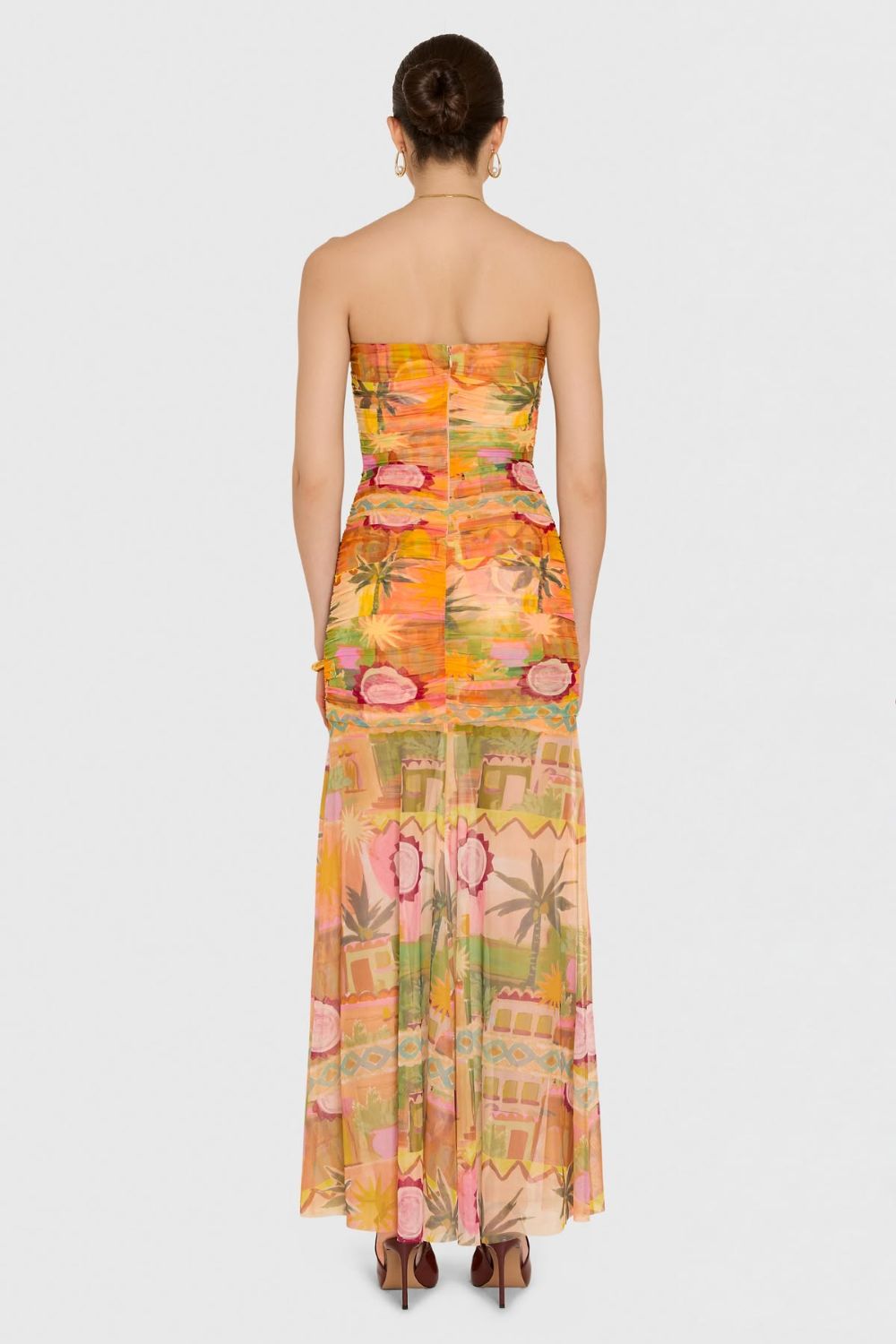Leo Maxi Dress - Palm Springs Print