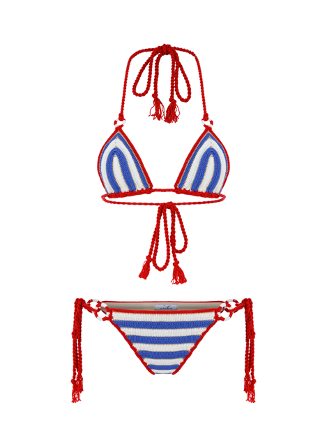 Loulou Hand Crochet Bikini Set - Multi