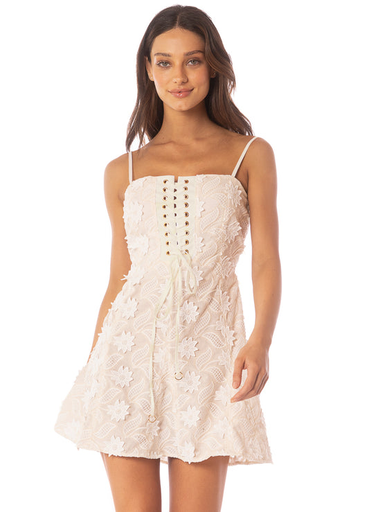 FROSTED LACE NATTO DRESS